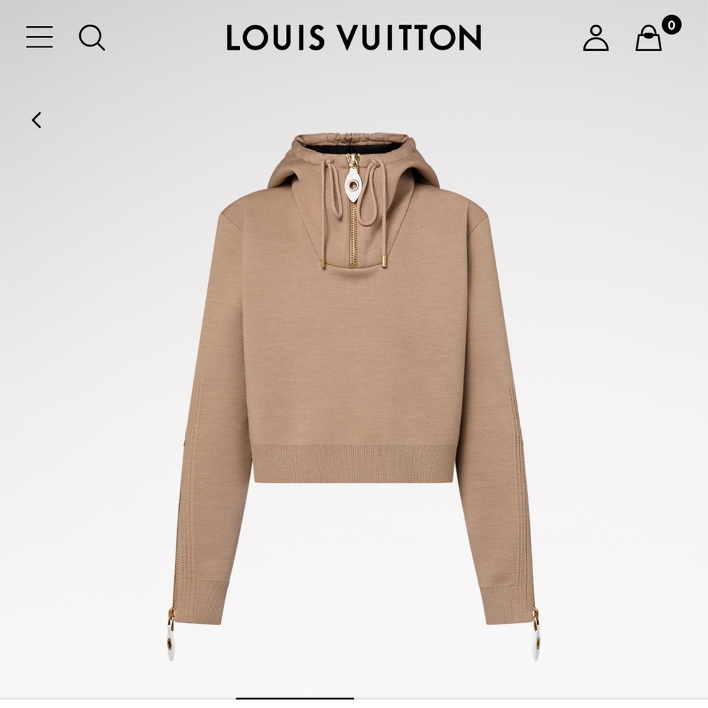 Louis Vuitton cropped hoodie
